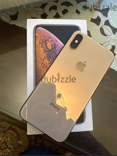 iPhone XS gold 256gb with warranty and everything in the box