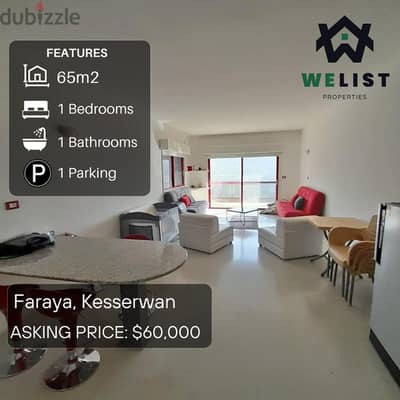 65sqm Chalet for sale in Faraya