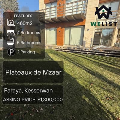 460sqm chalet triplex for sale in Kfardebian - Plateaux du Mzaar