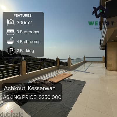 300sqm ground floor Apartment for sale Achkout