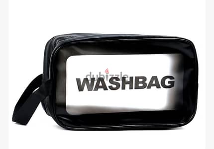 2 Waterproof Wash Bags for Cosmetics and Toiletries.