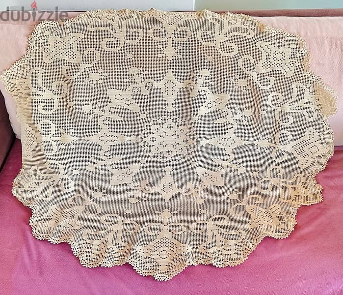 Handmade Crochet Table Cover 0