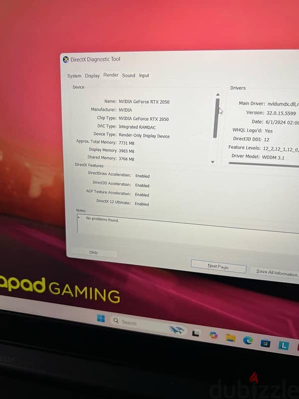 Lenovo IdeaPad Gaming 3 Laptop Great Condition! 4