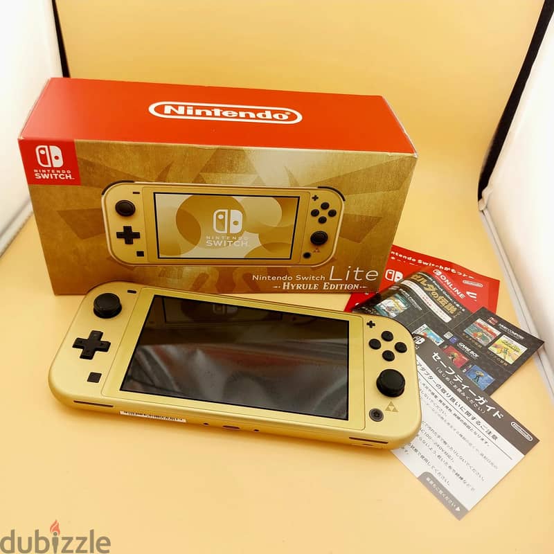 Nintendo Switch Lite Hyrule Edition – Gold Design 2