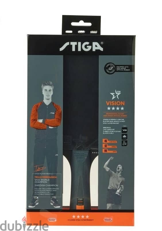 Stiga vision 4 four stars racket 1