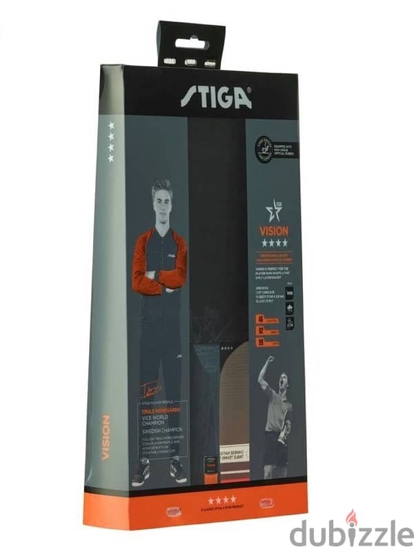 Stiga vision 4 four stars racket 2