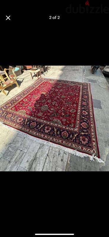 antique carpets tabriz 270x270cmسجادة عجمية انتيك لون رائع حجم كبير