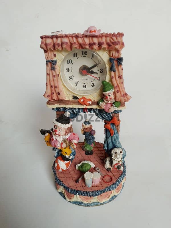 clown resins clock 0