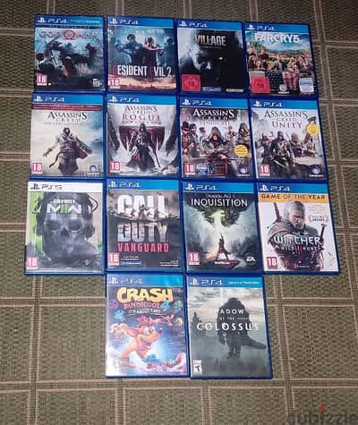 Used ps4 Games