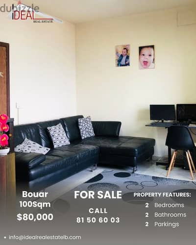 100 SQM apartment for sale Bouar REF#FS3006