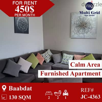 JC-4363 / Apartment for Rent in Baabdat , شقة للايجار في بعبدات