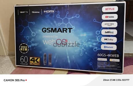 g smart LG WebOS 60 inch new