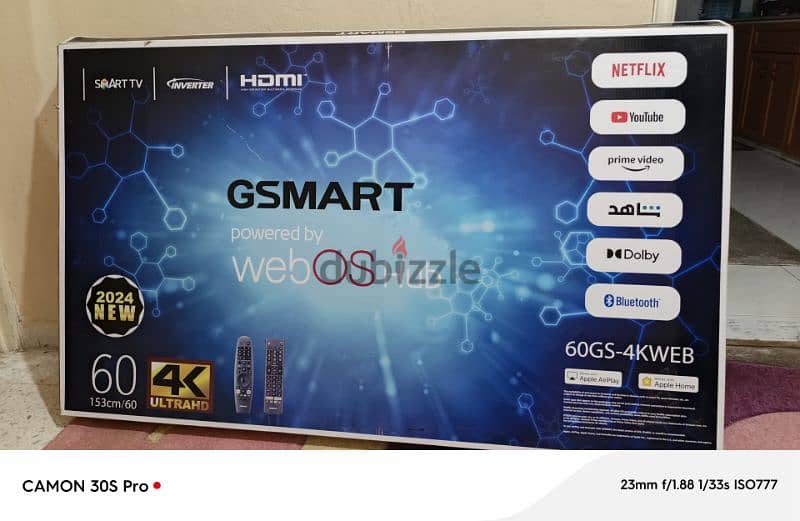 g smart LG WebOS 60 inch new 1