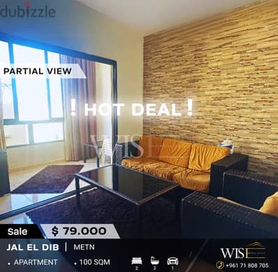 100 SQM Apartment for SALE in Jal El Dib!