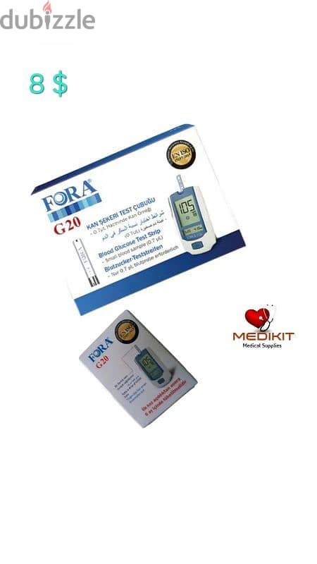 Blood Glucose Monitor + Test Strips 1