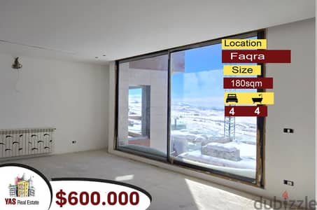 Faqra 180m2 | Brand New |Chalet | Panoramic Mountain View | DA |