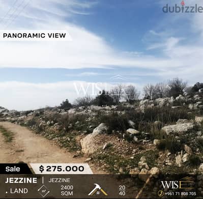 Prime 2400 SQM Land for SALE in Jezzine!