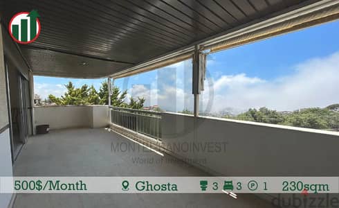 Apartment for Rent in Ghosta !!