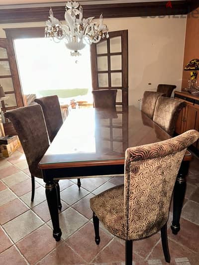 dining table + chairs