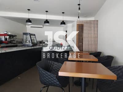 L12342-Title A Cozy Fully Equipped Coffee Shop for Rent In Kaslik