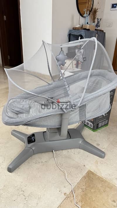 Mastela X Multi Motion Baby Cradle Rocker Grey