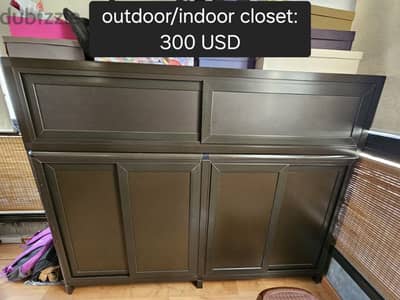 Closet & Storage (indoor or outdoor)