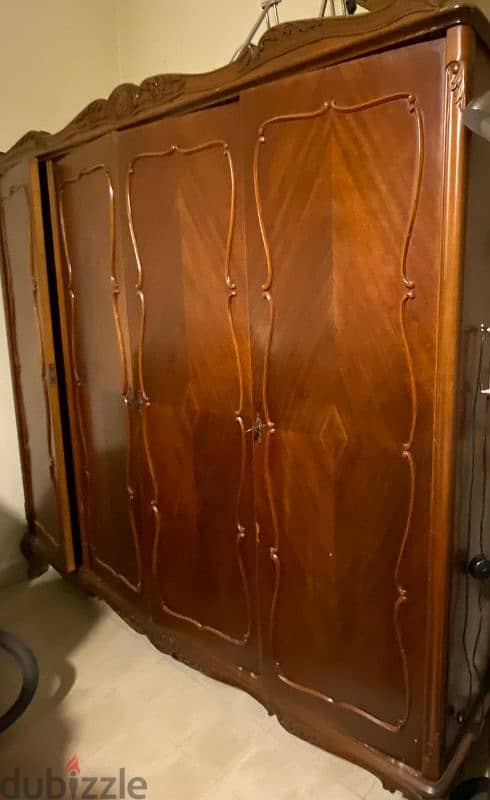 Vintage Regency armoire for clothes. 1