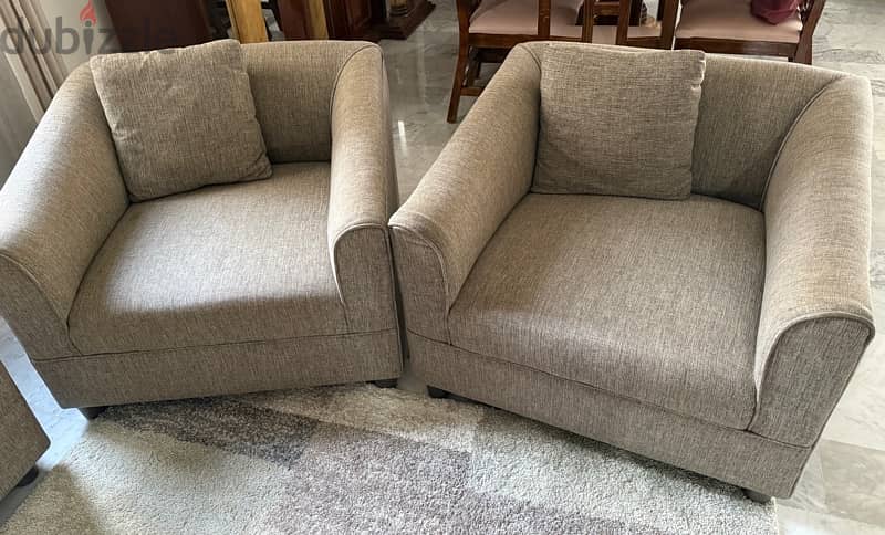 Set of 4 Living Room Sofa 2