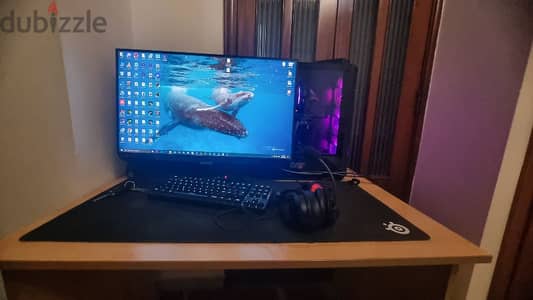 Full Gaming PC, Chair, Table, Ups,  RTX