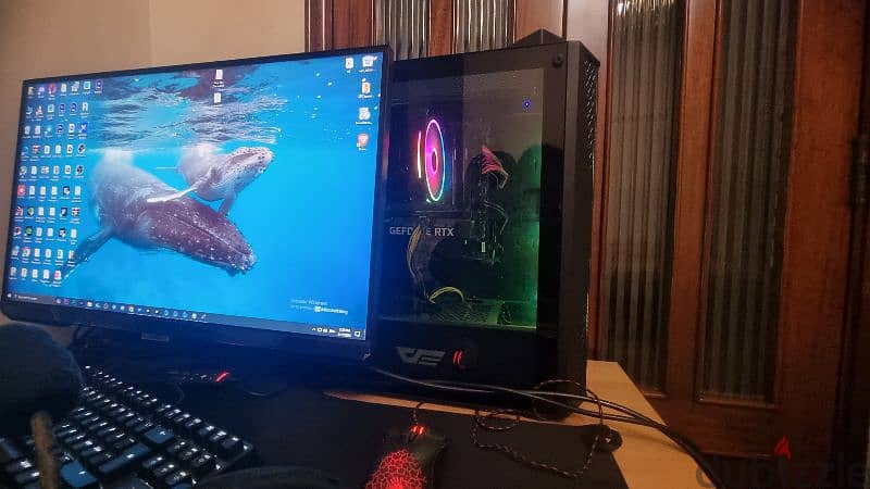 Full Gaming PC, Chair, Table, Ups,  RTX 1