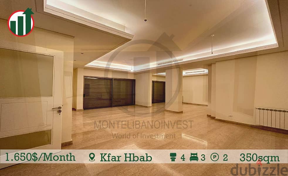 Apartment for Rent in Kfarhbab with Sea View !! 0