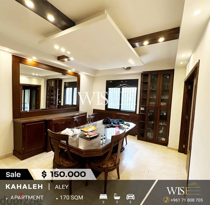 170 SQM Apartment for SALE in kahaleh! 0