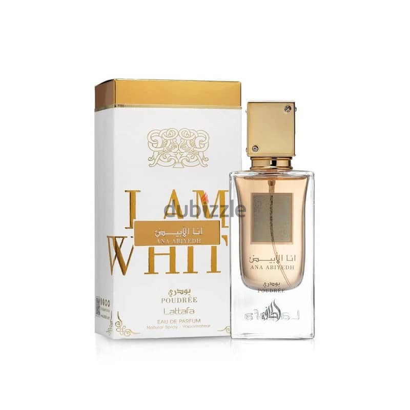 Lattafa Ana Abiyedh Poudree 100mL Eau De Parfum انا الابيض بودري لطافة 0