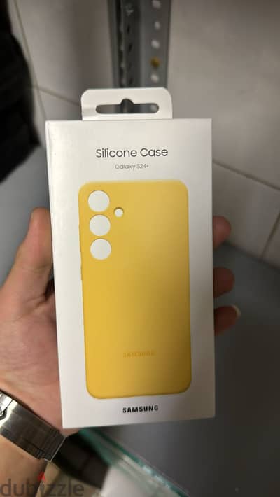 Silicone Case Galaxy S24 Plus yellow