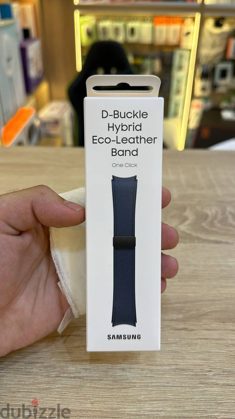 Samsung D-buckle hybrid Eco-leather band indigo 0