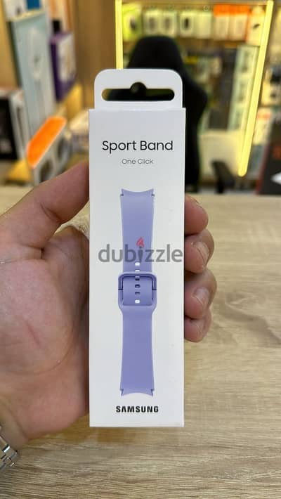 Samsung sport band silicone one click  icy blue