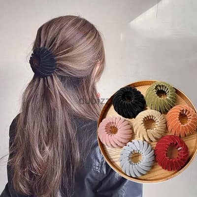 Effortless Soft Bird Nest Hair Clip – Tangle-Free Ponytail & Bun Clip