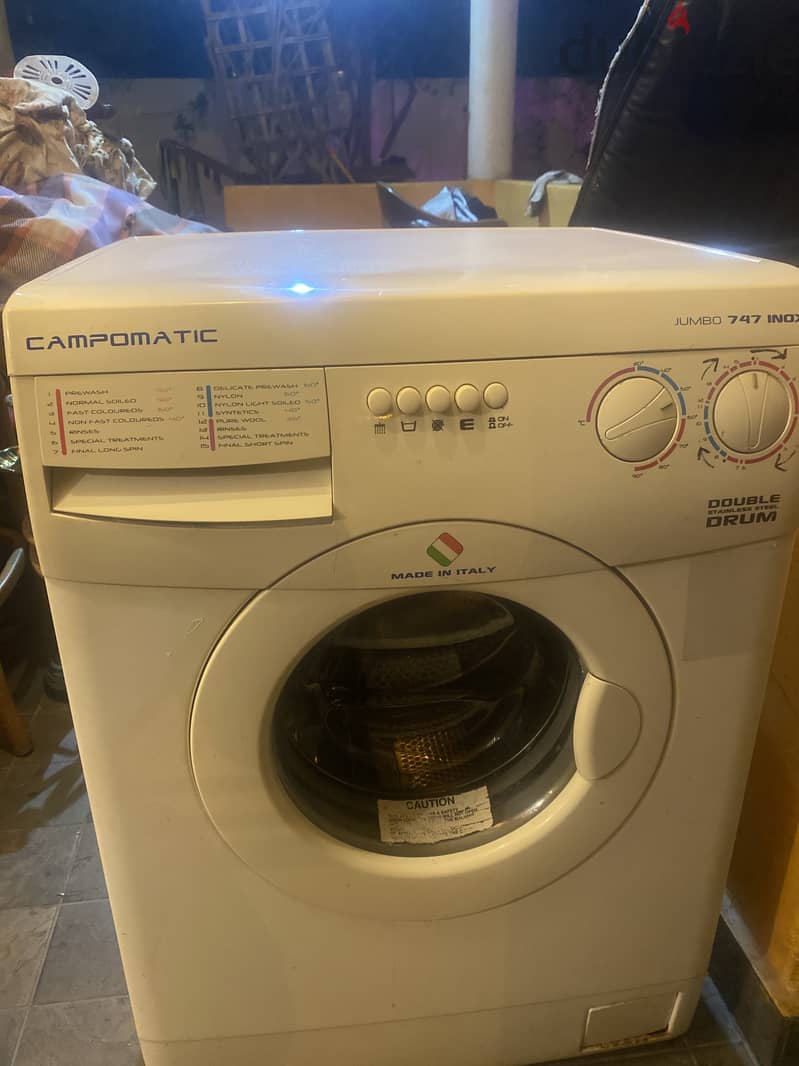 Campomatic washing machine 8kg Automatic, very good condition. 1