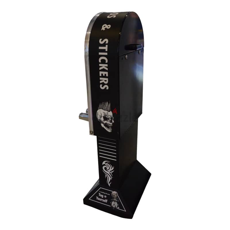 Tattoo & Stickers Vending Machine (4 Columns)  - Coin Operated 2