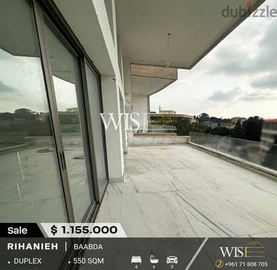 550 SQM duplex for SALE in Baabda-Rihaniyeh!