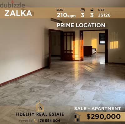 Apartment for sale in Zalka JS126 شقة للبيع في الزلقا