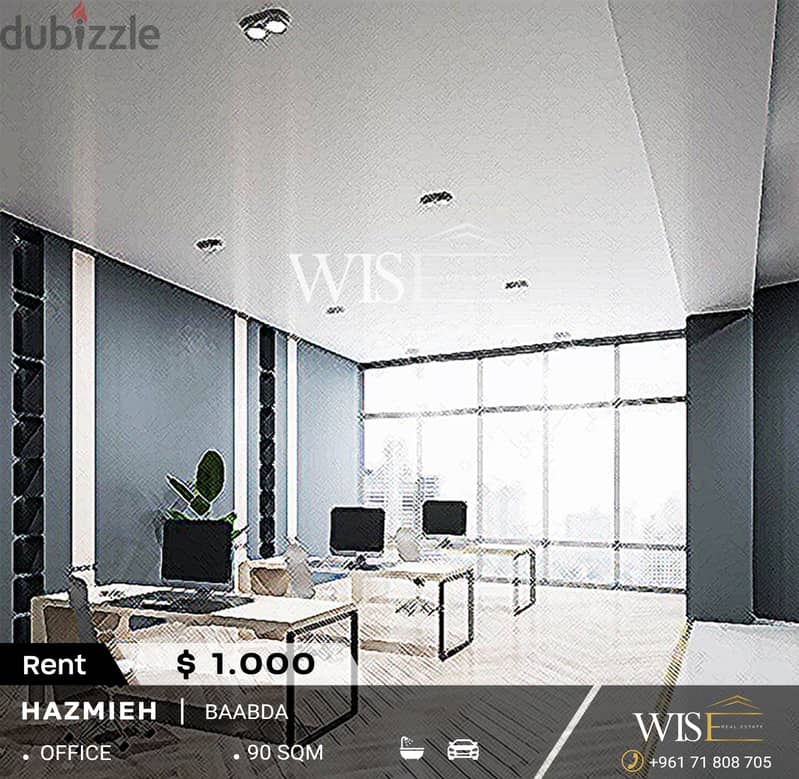 90 SQM office for RENT in Baabda-Hazmieh! 0