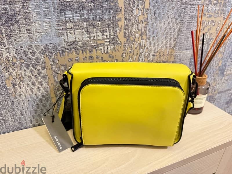 parfois shoulder bag with strap yellow new 1