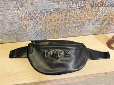 pepe jeans real leather from paris shoulder bag