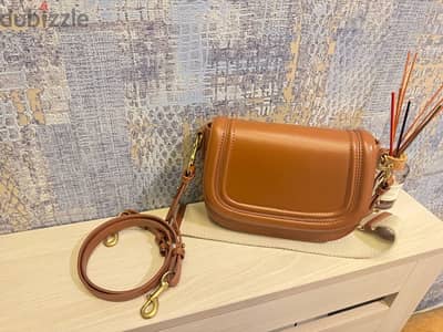 zara viral brown bag dual strap crossbody