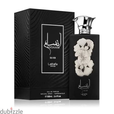 Lattafa Ansaam Silver 100mL EDP ‏ لطافة انسام