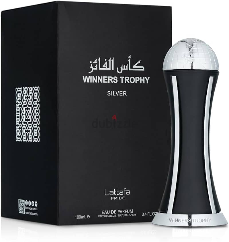 Lattafa Pride Winner's Trophy Silver 100 mL EDP ‏لطافة كأس الفائز 0