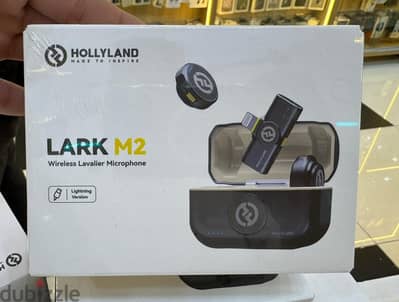 HollyLand Lark M2 wireless Lavalier Microphone lightning