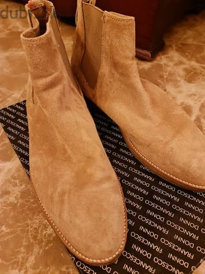 ZARA chamois leather boots