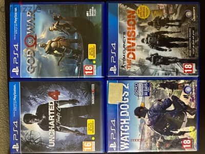 ps4 games used like new